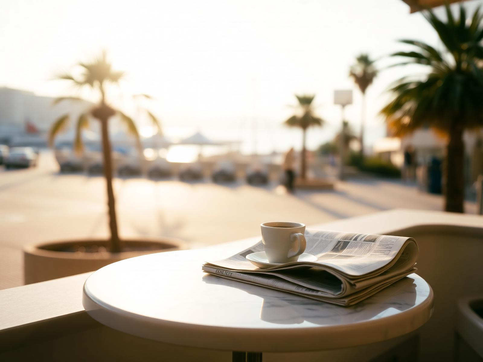 A quiet Cannes morning