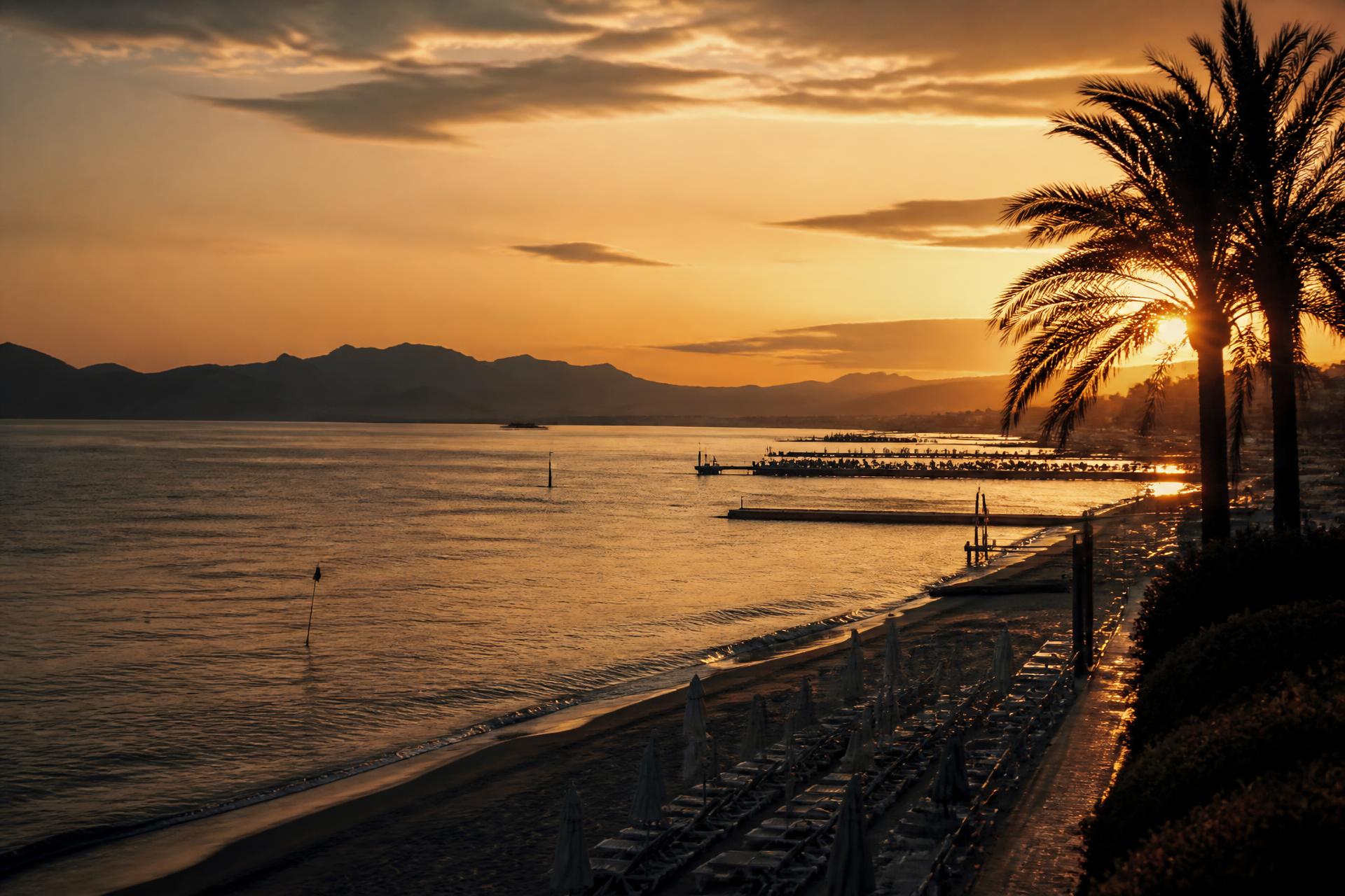 Cannes coastline